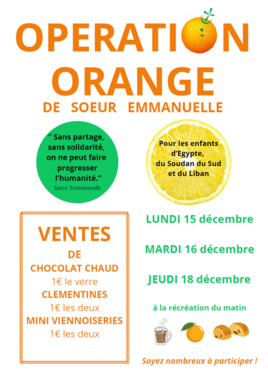 Opération ORANGE 15-16-18 décembre 2025